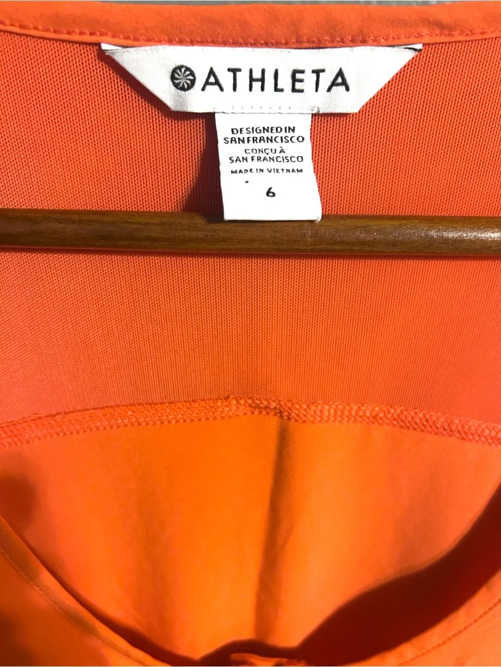 Athleta Match Point Active Tennis Dress w/ Built in Shorts Sz 6 - Picture 4 of 8